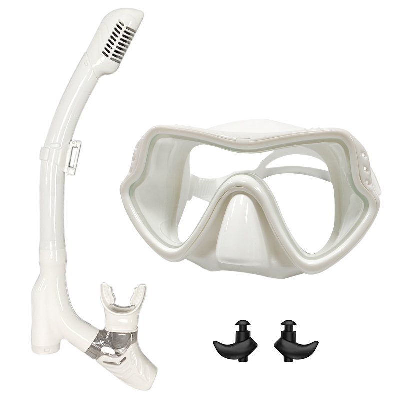 Snorkel Mask Full Face - QYQ-Máscara Profissional Snorkel Mergulho e Snorkel
