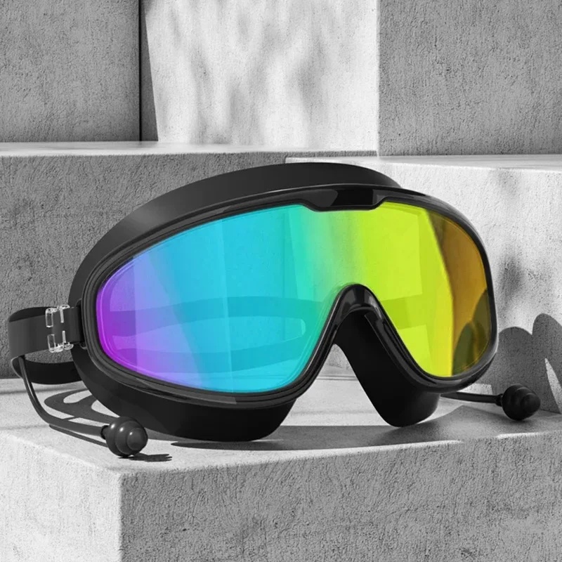 Swim Goggles Anti Fog Uv - Óculos de Natação Adulto com Espelho