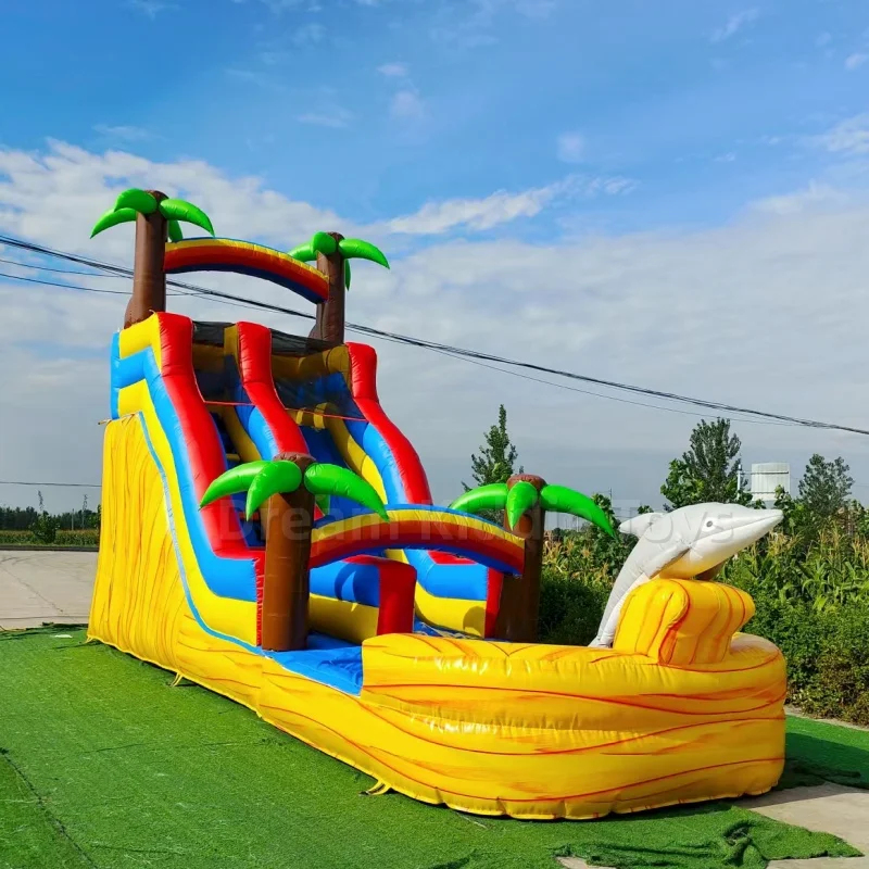 Water Slide Inflatable - Escorregador Inflável Gigante com Tema de