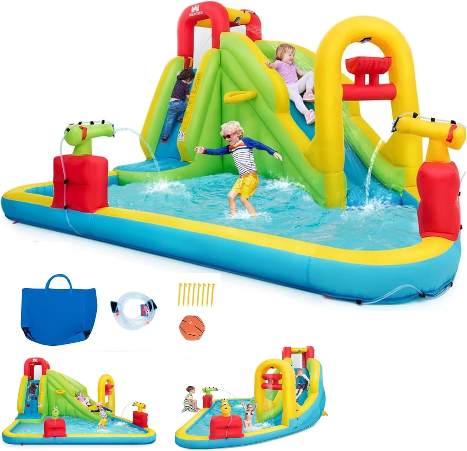 Water Slide Inflatable - Mega Parque Aquático Inflável para Crianças