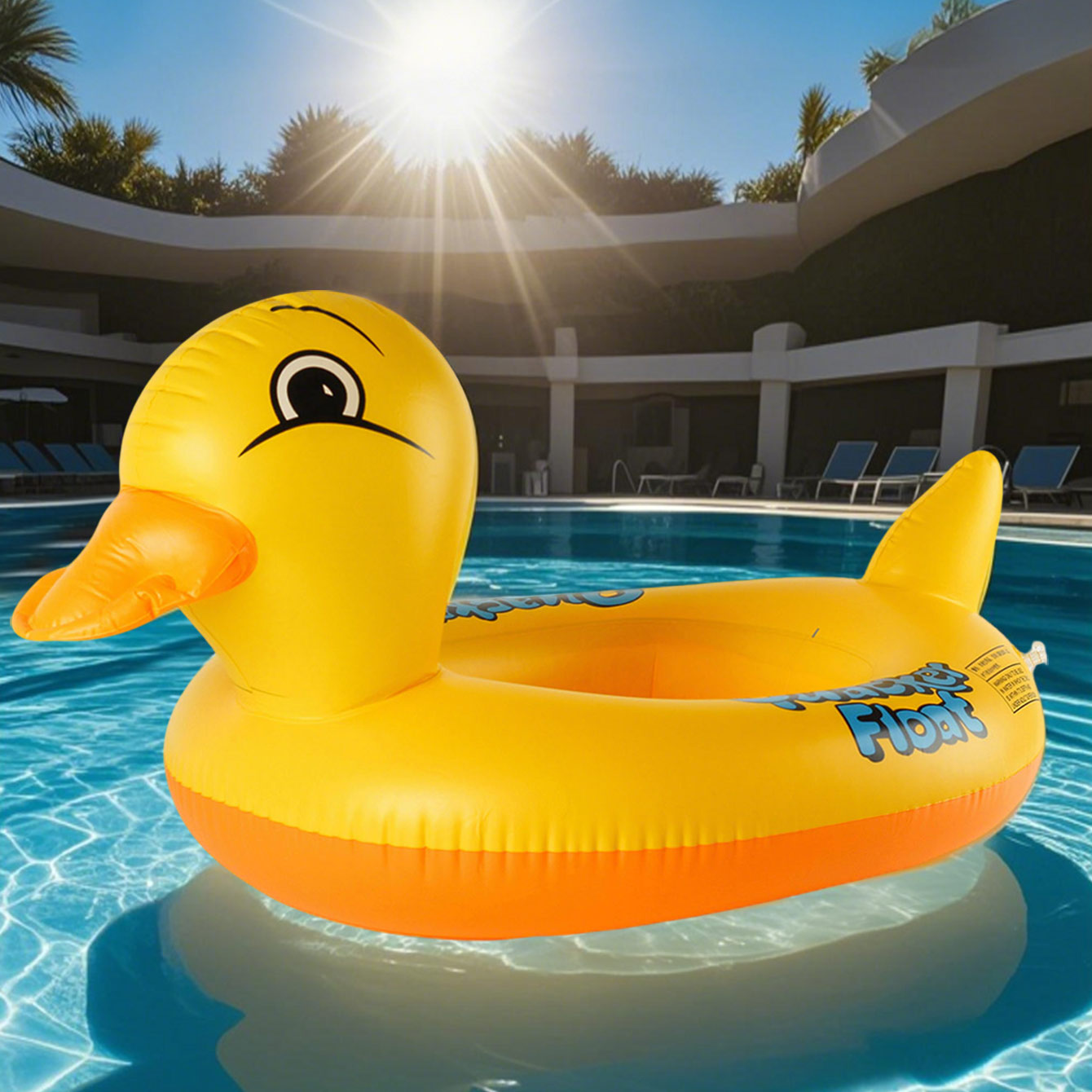 Pool Float Ring Inflatable - 1pc flutuador inflável engrossado das axilas