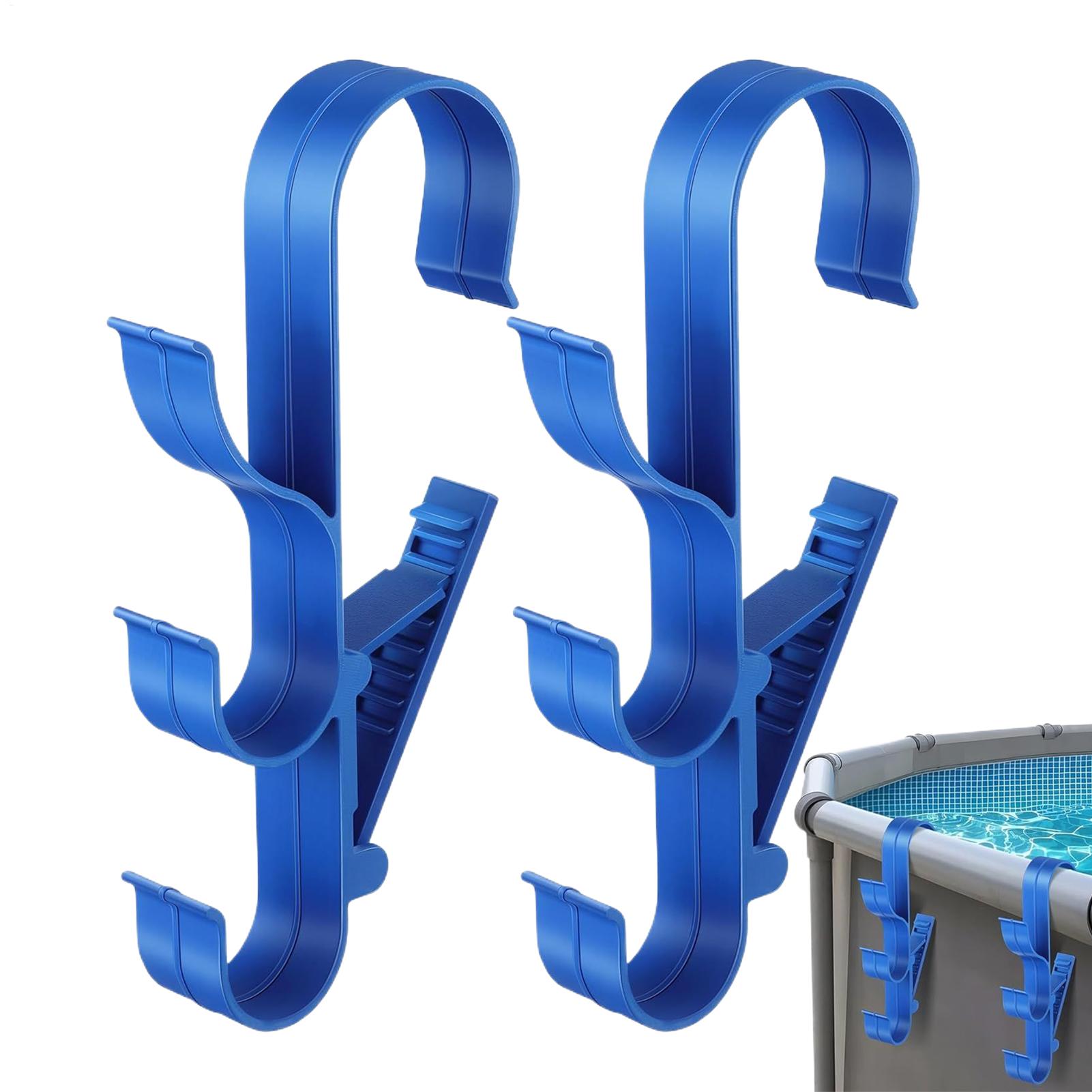 Pool Skimmer Net - 2 Ganchos de Plástico para Rede