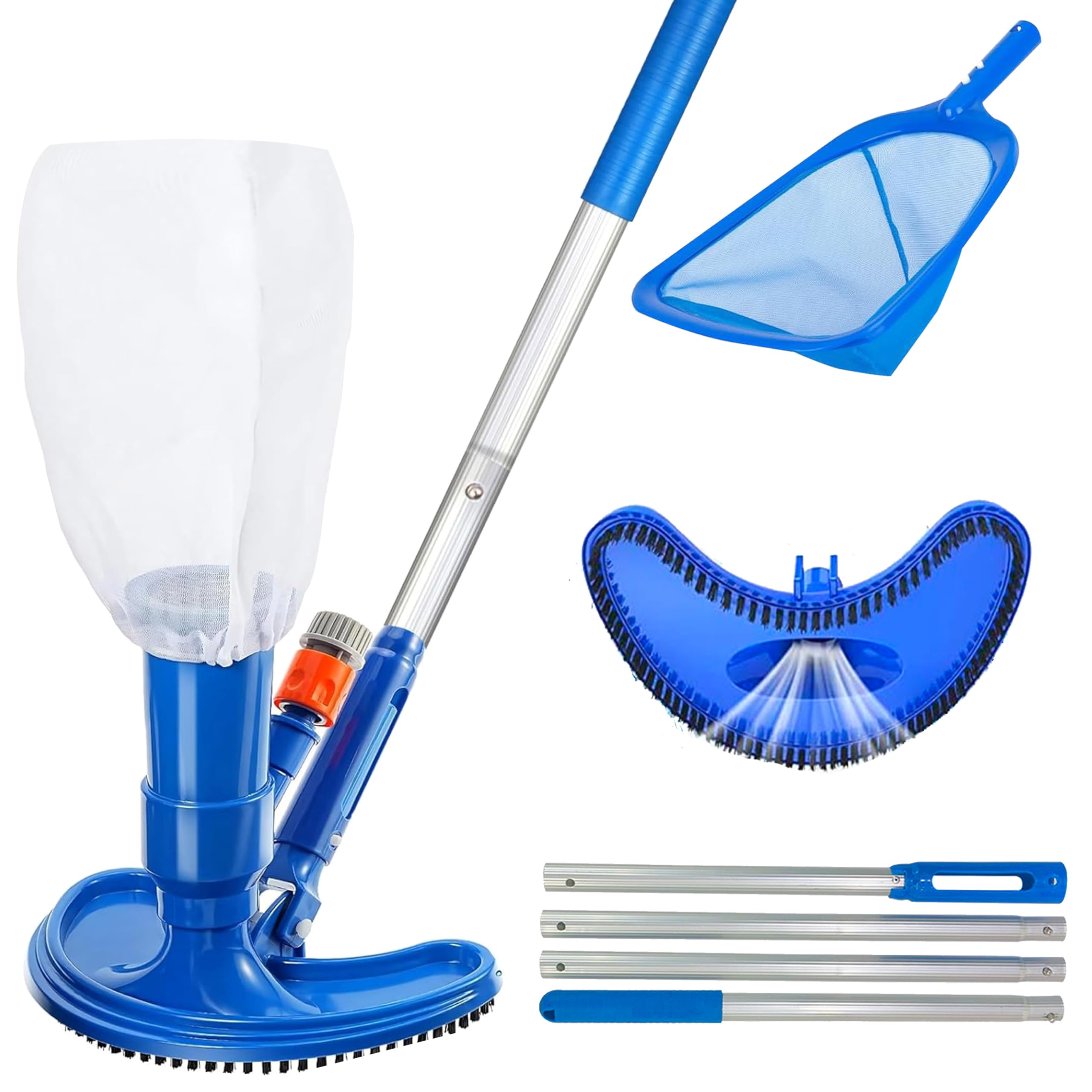 Pool Vacuum Manual - Aspirador de pó portátil para piscina,