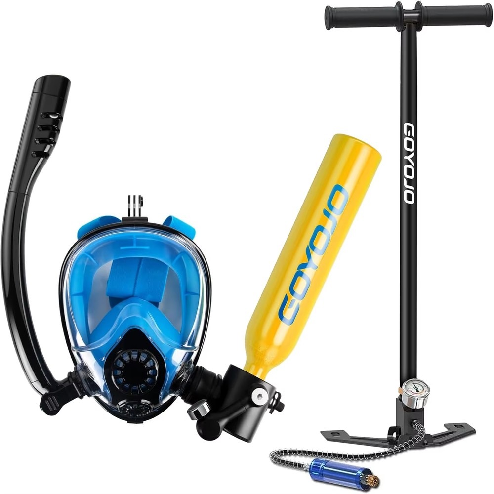 Conjunto de Máscara de Mergulh - Snorkel Mask Full Face avaliação e preço
