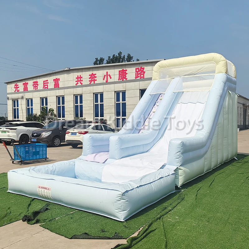 Tobogã inflável comercial com  - Water Slide Inflatable avaliação e preço