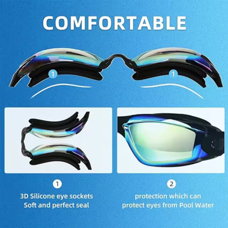 Óculos de Natação para Adultos - Swim Goggles Anti Fog Uv avaliação e preço
