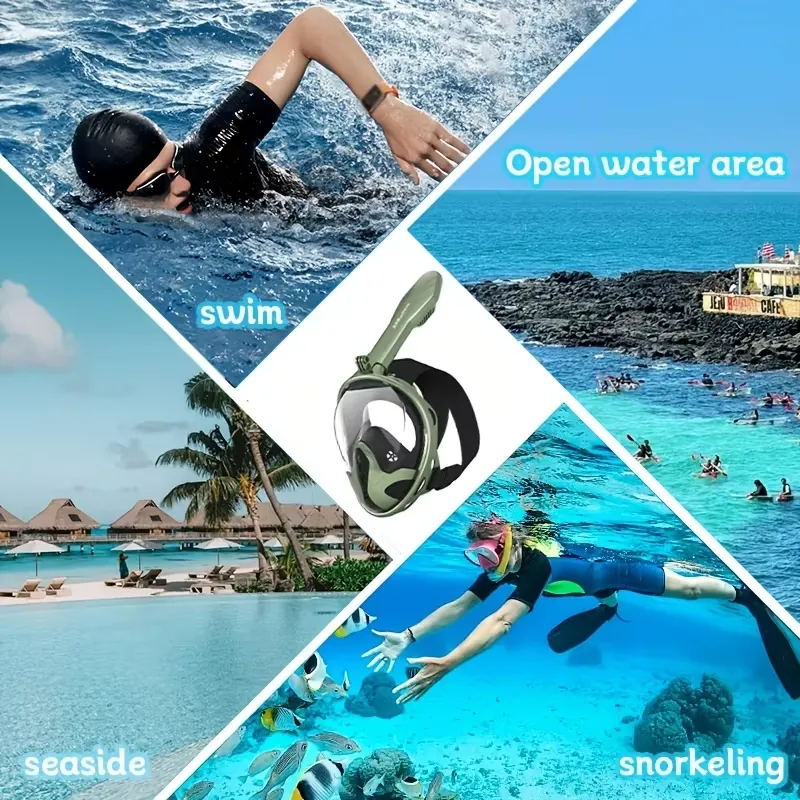 Máscara de Snorkel para Adulto - Snorkel Mask Full Face avaliação e preço