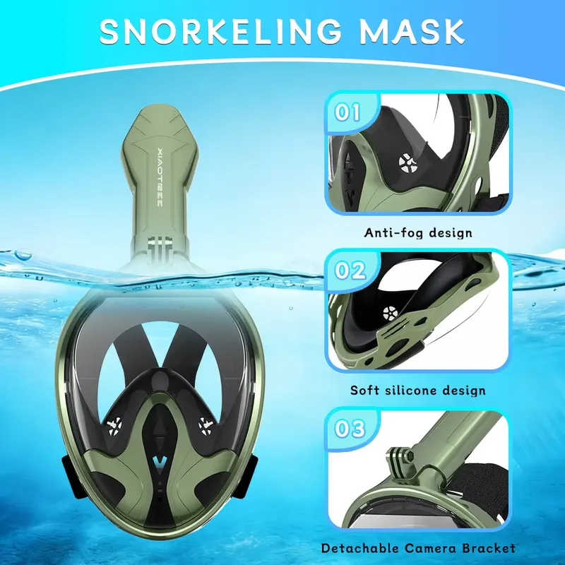 Máscara de Snorkel para Adulto - Snorkel Mask Full Face avaliação e preço