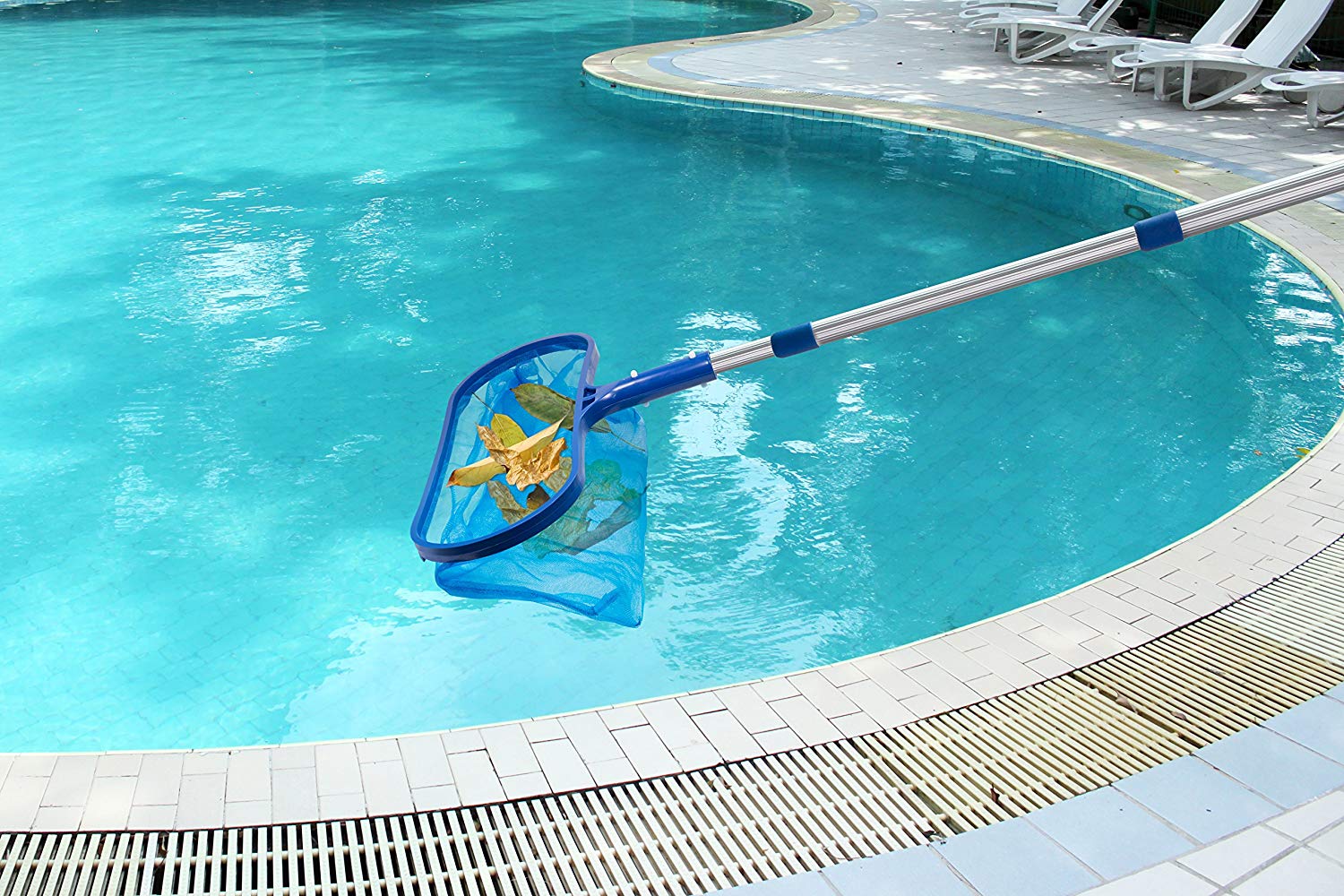Nova rede de limpeza de folhas - Pool Skimmer Net avaliação e preço