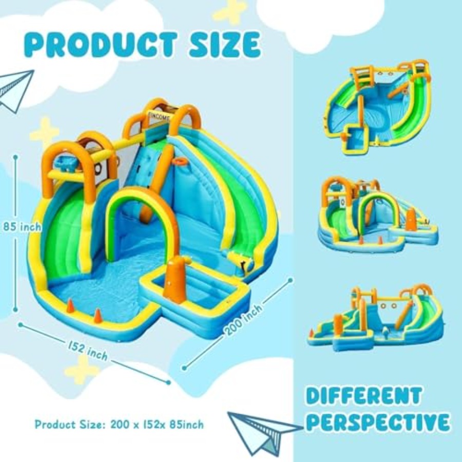 Parque aquático inflável para  - Water Slide Inflatable avaliação e preço