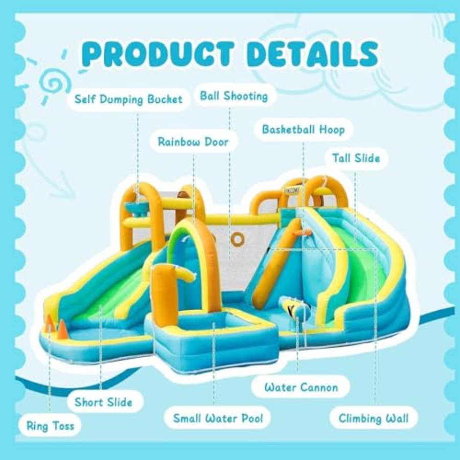 Parque aquático inflável para  - Water Slide Inflatable avaliação e preço
