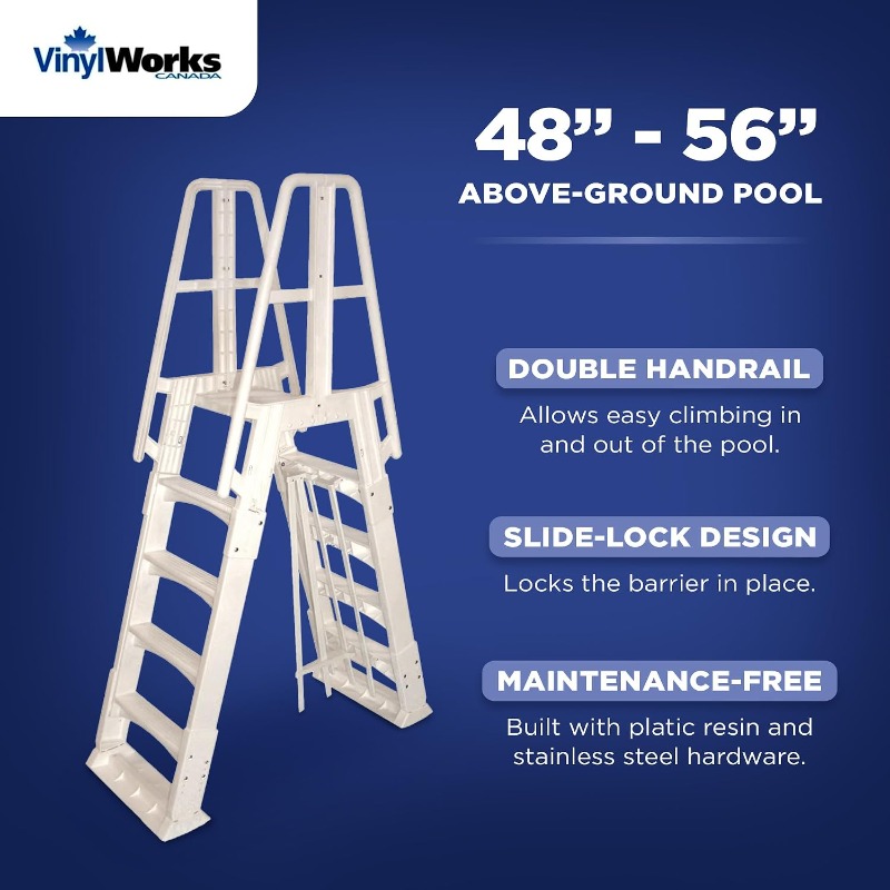 Escada de Acesso para Piscina  - Pool Ladder Above Ground avaliação e preço