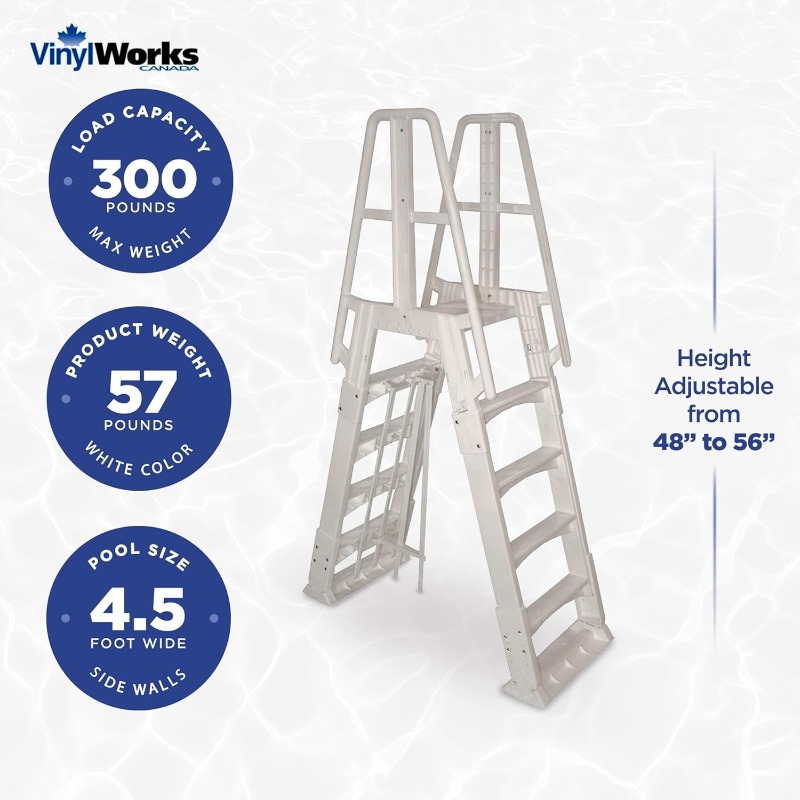 Escada de Acesso para Piscina  - Pool Ladder Above Ground avaliação e preço
