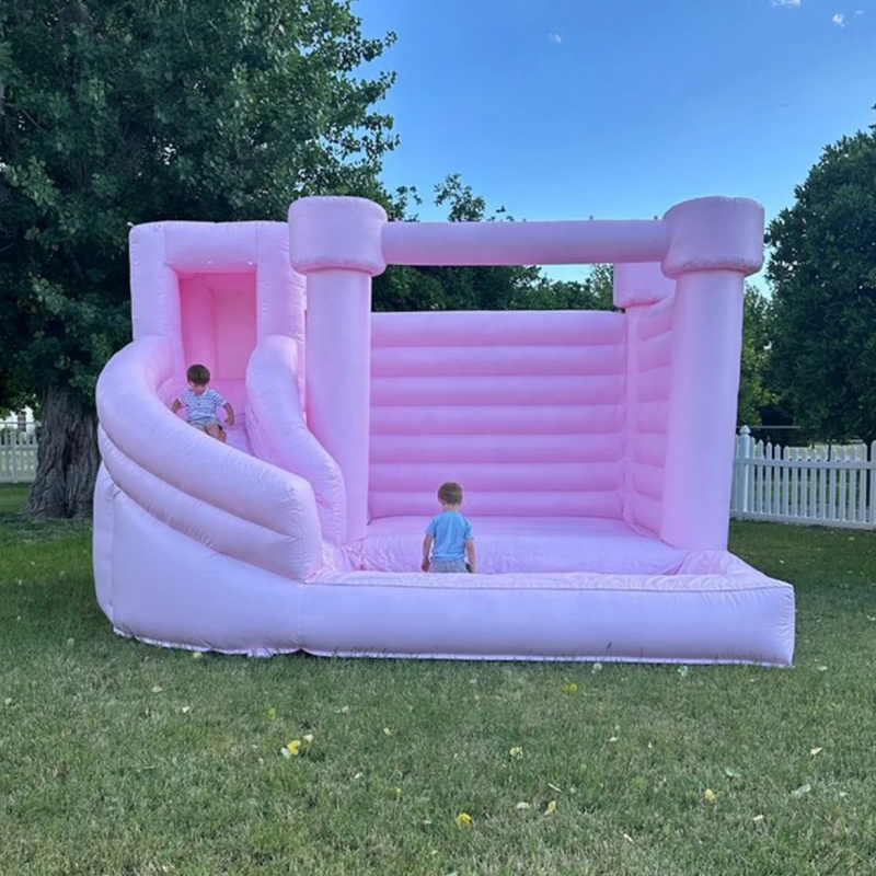 Castelo Inflável Rosa Personal - Water Slide Inflatable avaliação e preço