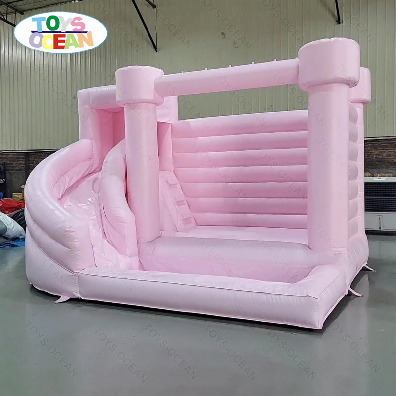 Castelo Inflável Rosa Personal - Water Slide Inflatable avaliação e preço