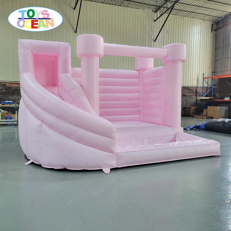 Castelo Inflável Rosa Personal - Water Slide Inflatable avaliação e preço