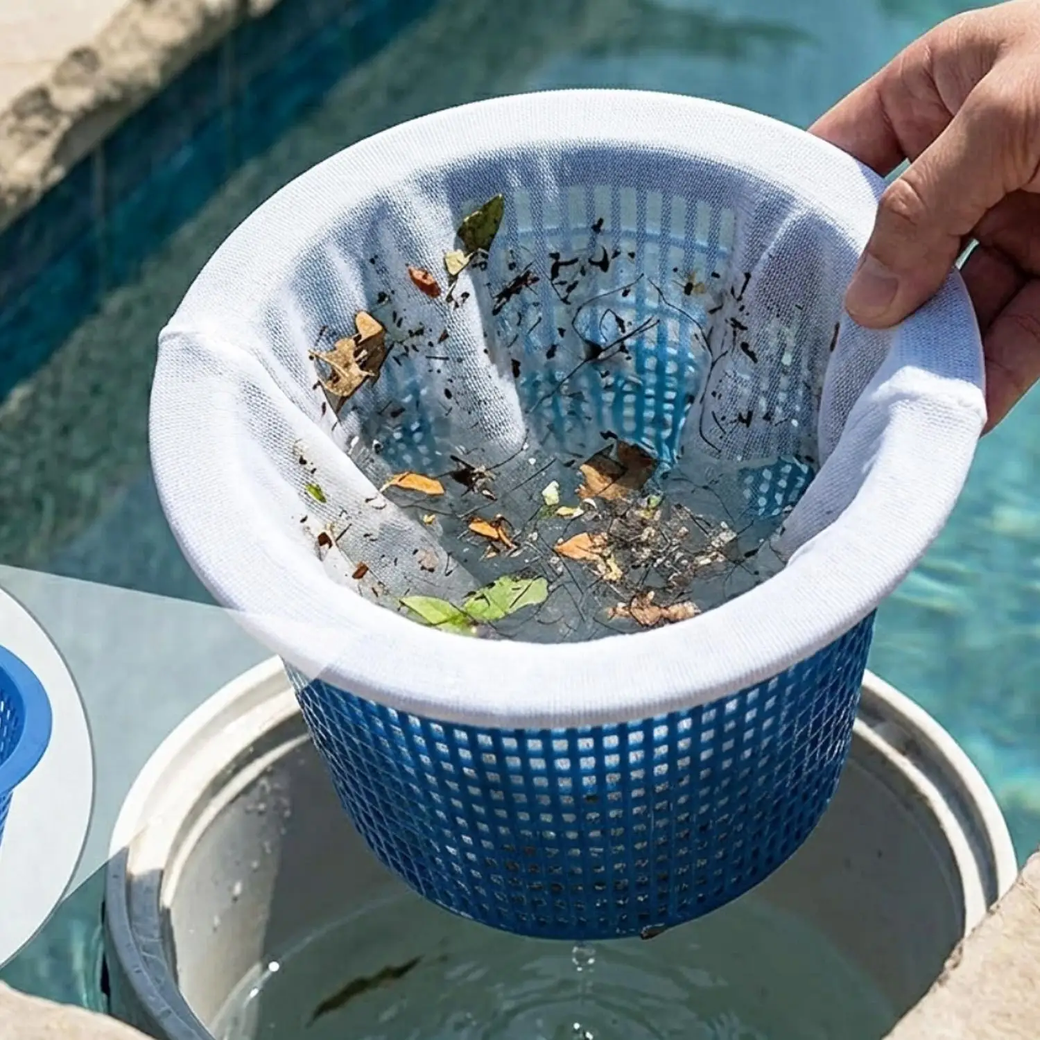 Meias Filtrantes Reutilizáveis - Pool Skimmer Net avaliação e preço
