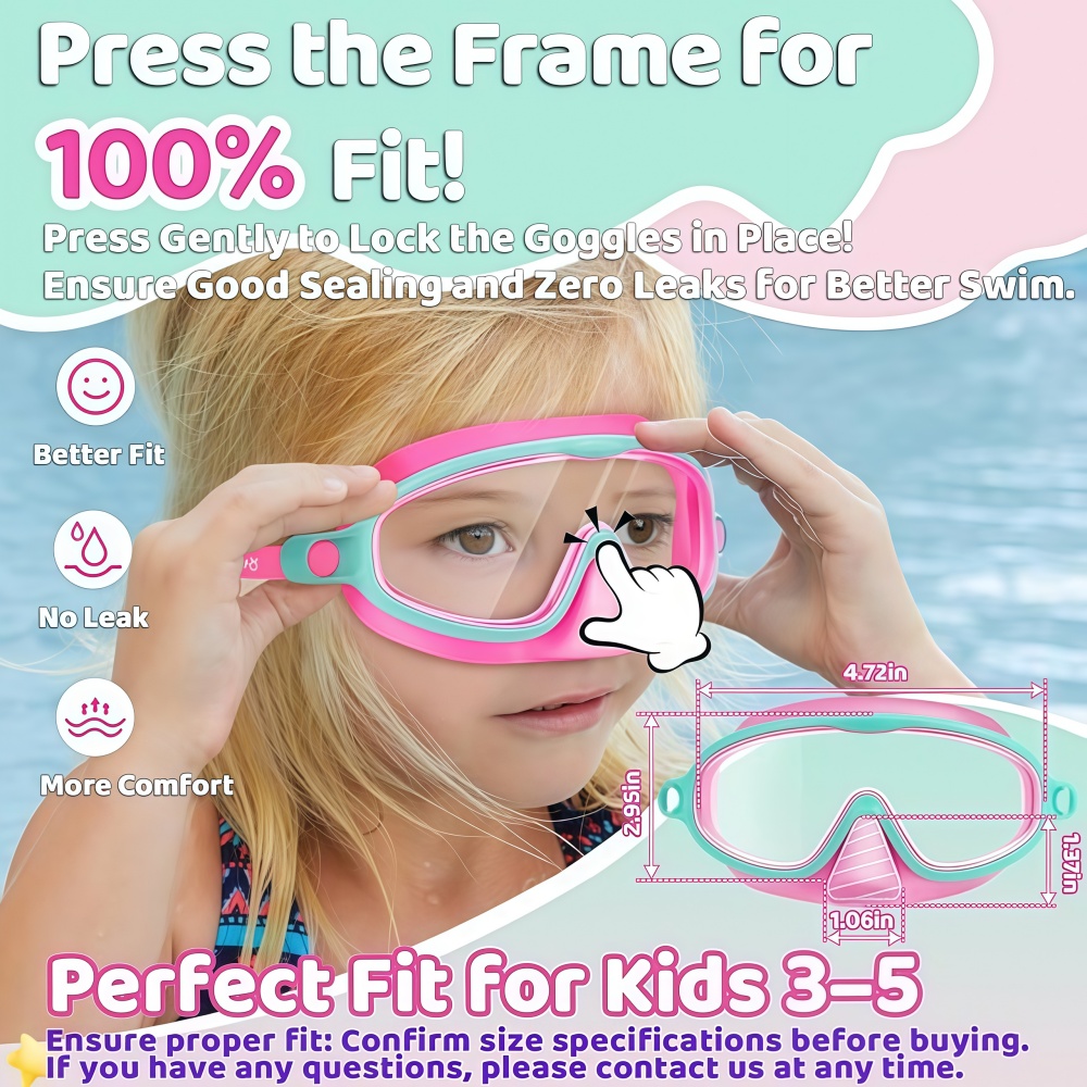 Óculos de Natação para Criança - Swim Goggles Anti Fog Uv avaliação e preço