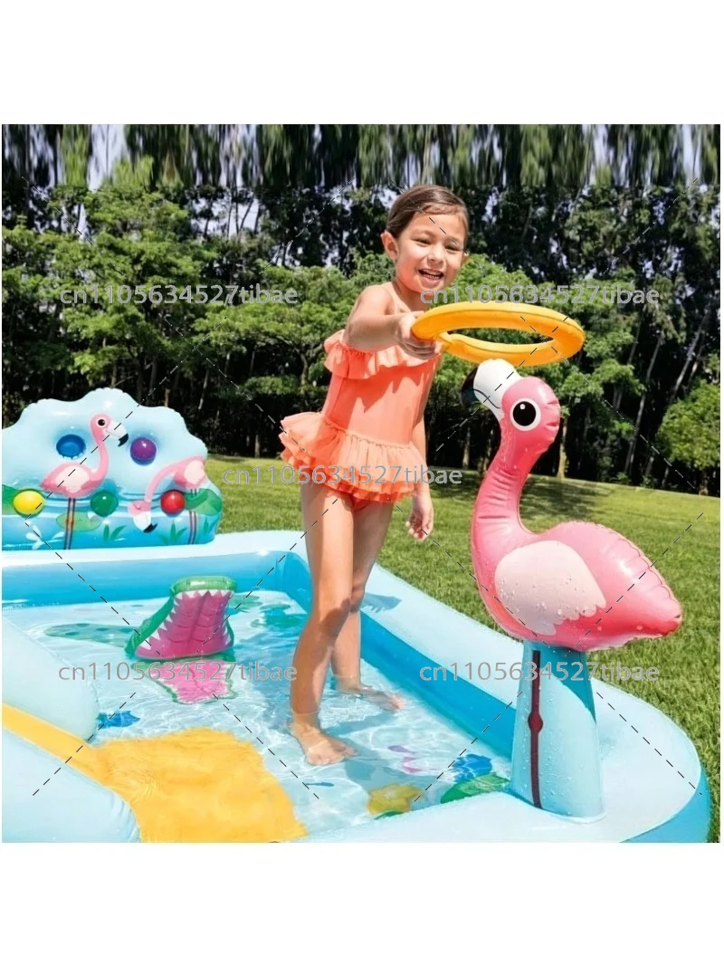 Piscina Inflável Arco-Íris par - Water Slide Inflatable avaliação e preço