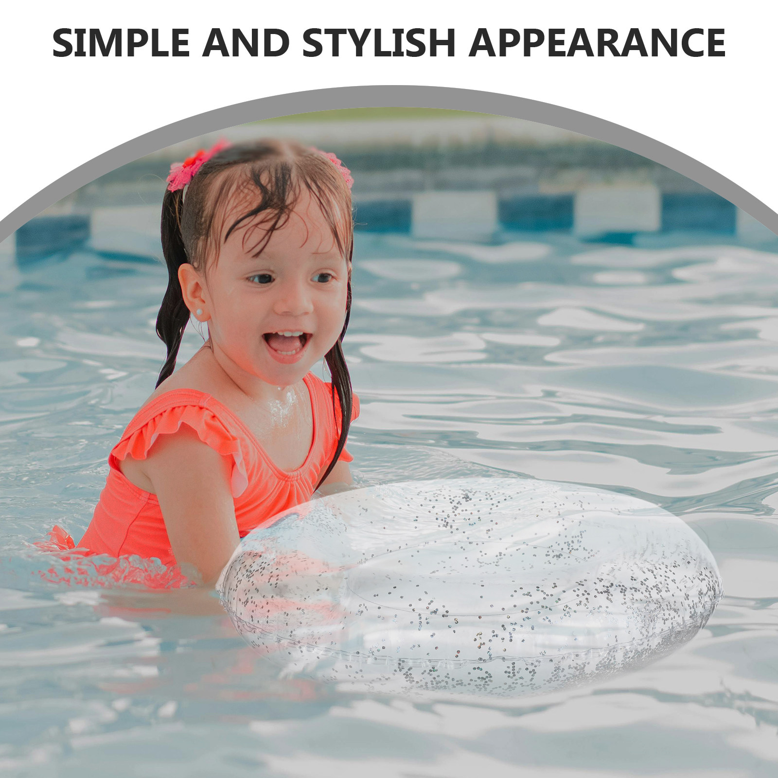 Boia Inflável de PVC 60cm Colo - Pool Float Ring Inflatable avaliação e preço