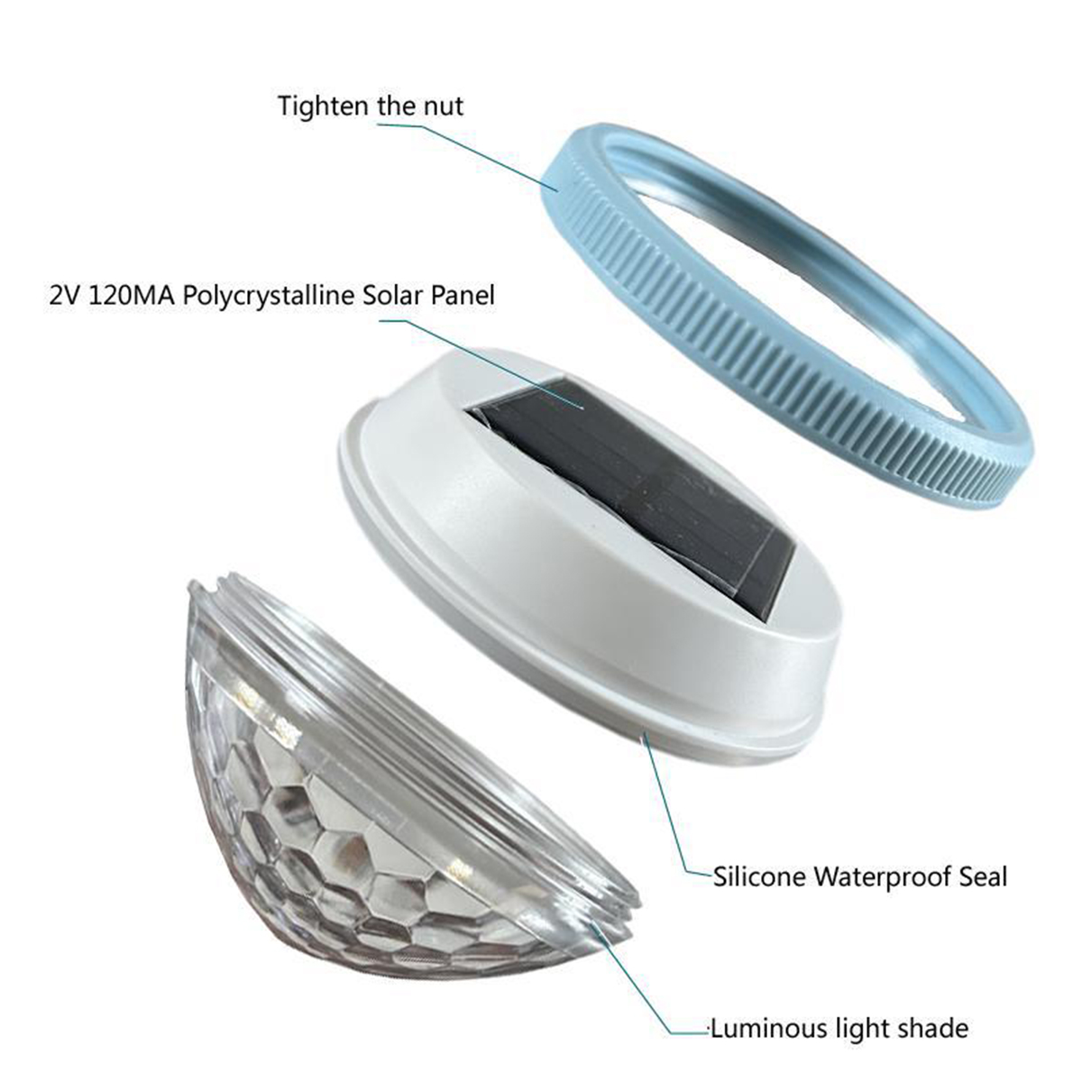 Solar flutuante piscina luz ao - Pool Light Solar Rechargeable avaliação e preço