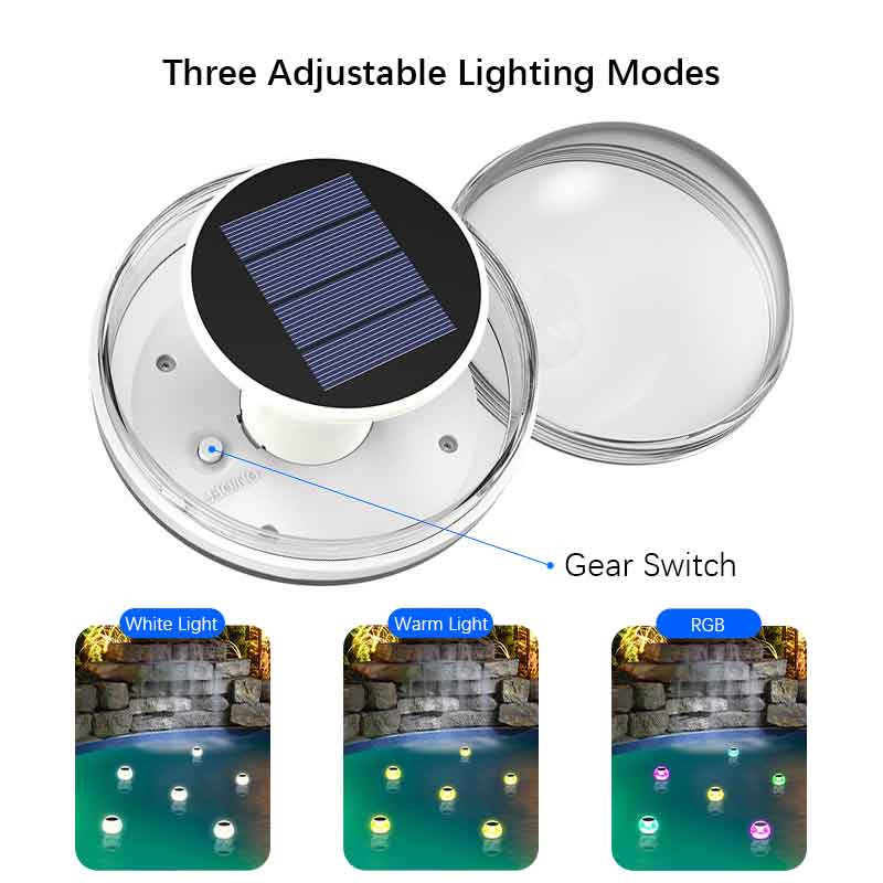 Luz Solar Flutuante para Pisci - Pool Light Solar Rechargeable avaliação e preço