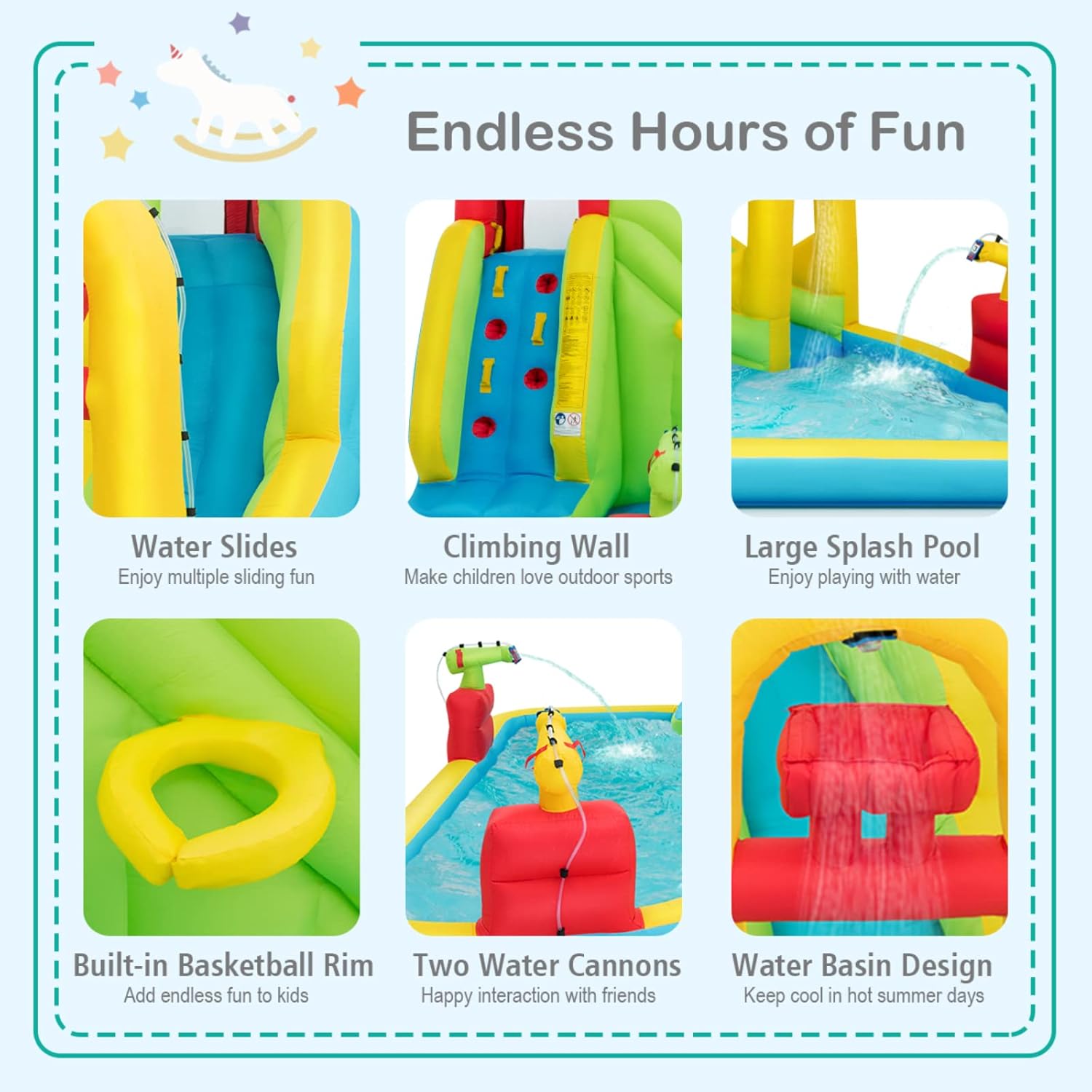 Mega Parque Aquático Inflável  - Water Slide Inflatable avaliação e preço
