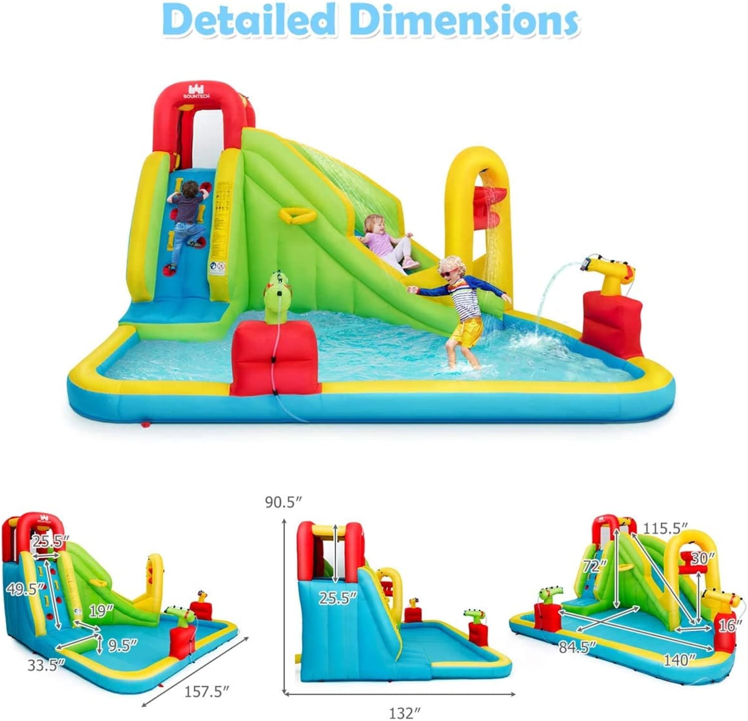 Mega Parque Aquático Inflável  - Water Slide Inflatable avaliação e preço