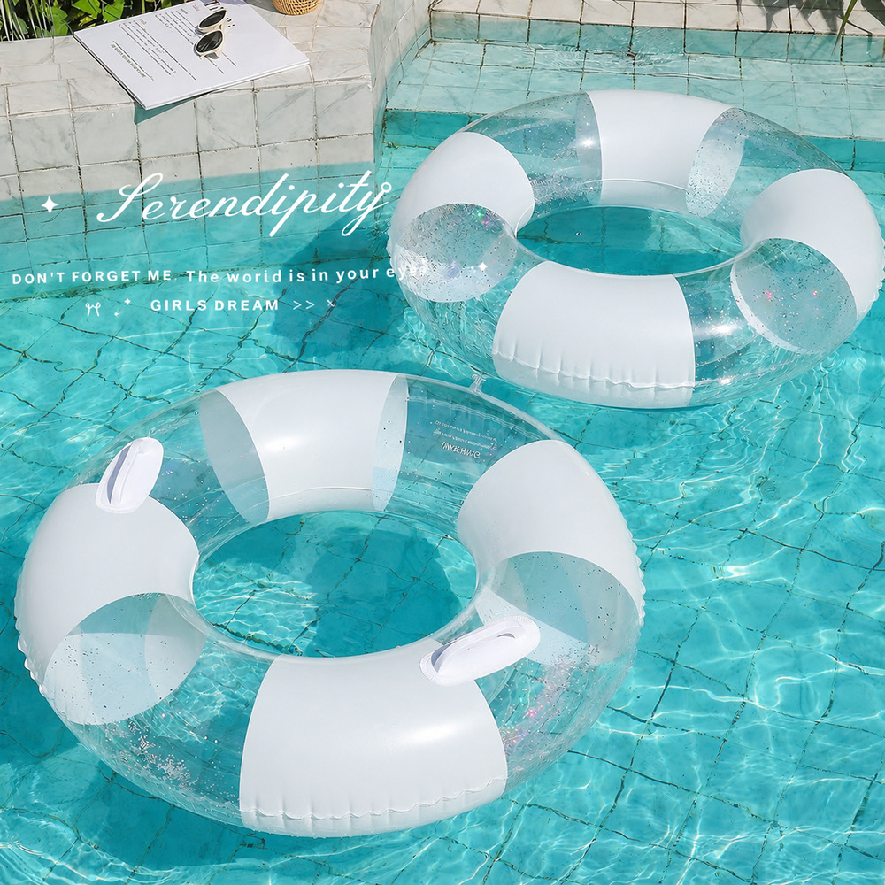 Boia Inflável Transparente par - Pool Float Ring Inflatable avaliação e preço