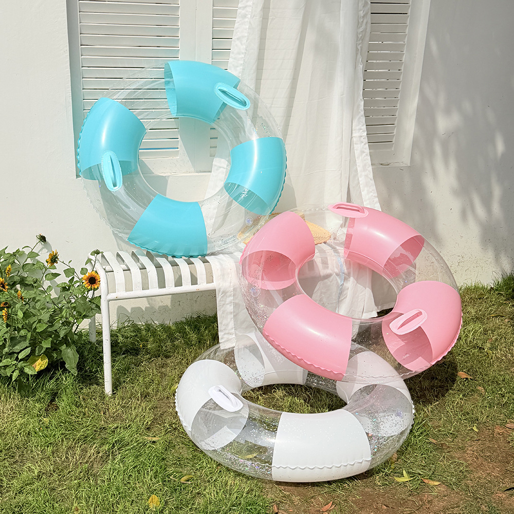 Boia Inflável Transparente par - Pool Float Ring Inflatable avaliação e preço
