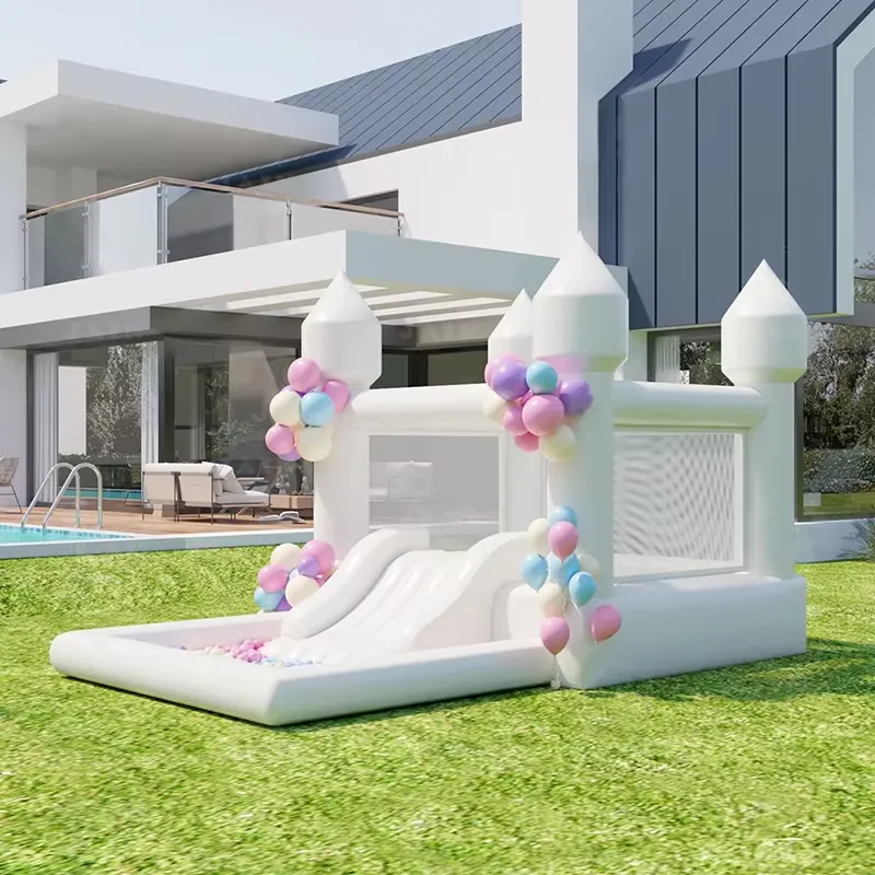 Castelo Inflável Branco de Qua - Water Slide Inflatable avaliação e preço