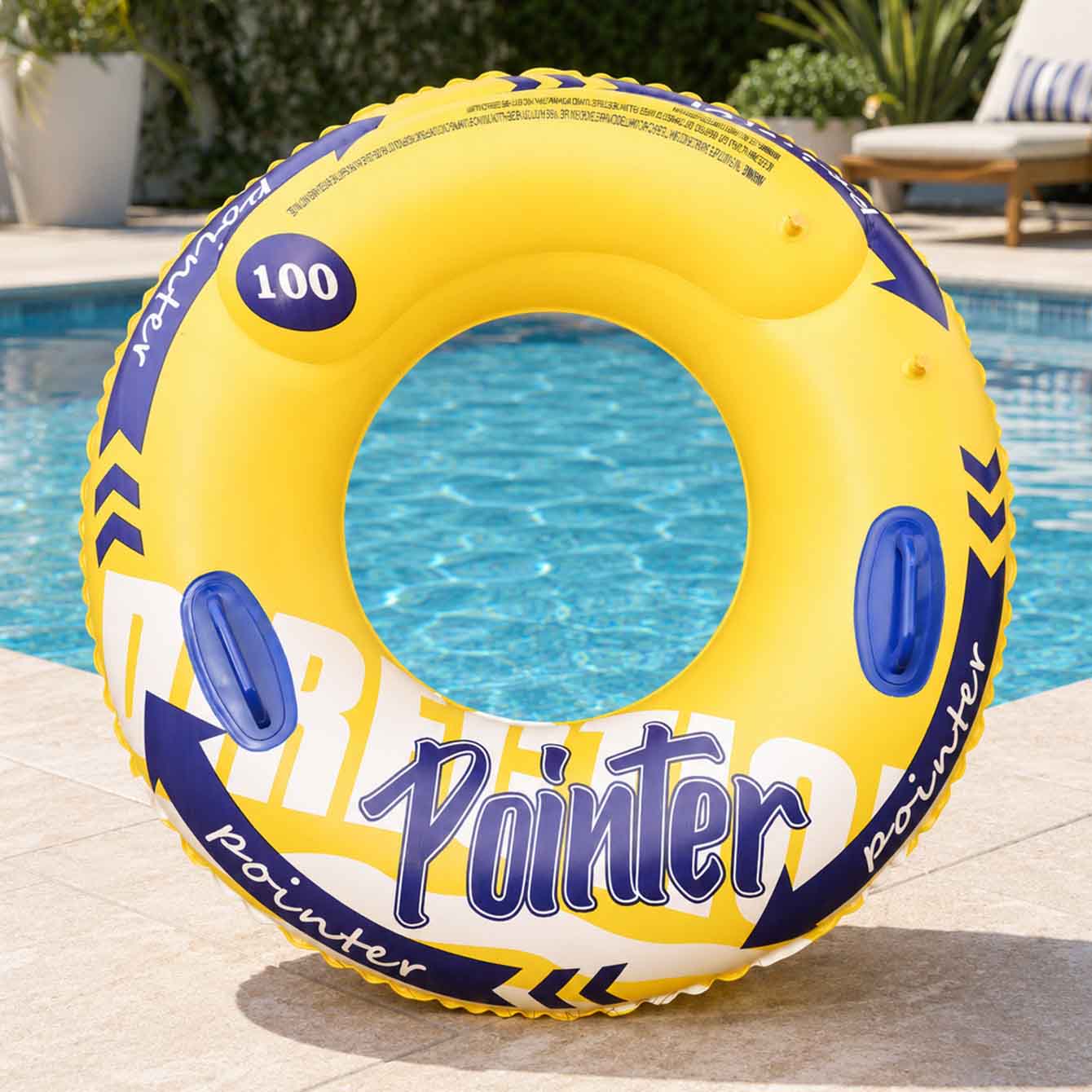 1PC Boia Inflável com Alças 90 - Pool Float Ring Inflatable avaliação e preço