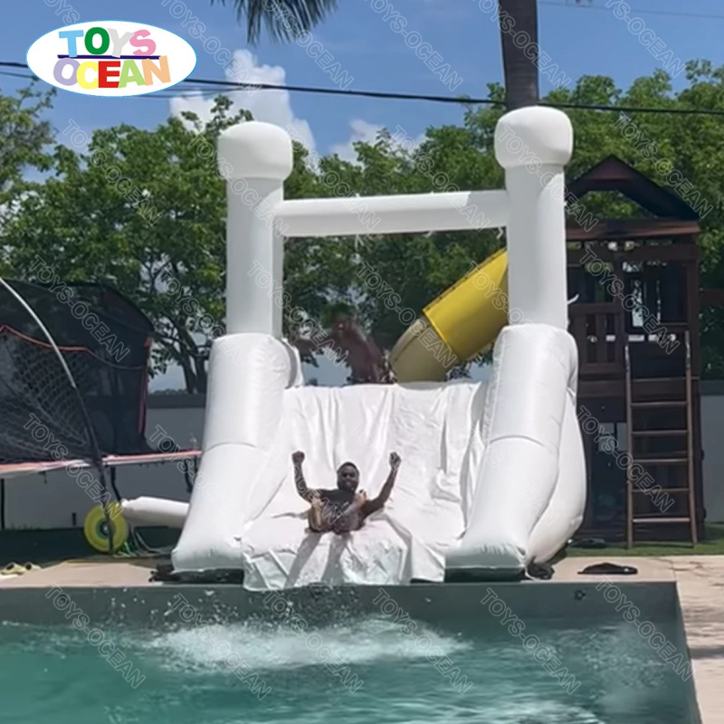 Escorregador de Água Branco Pe - Water Slide Inflatable avaliação e preço
