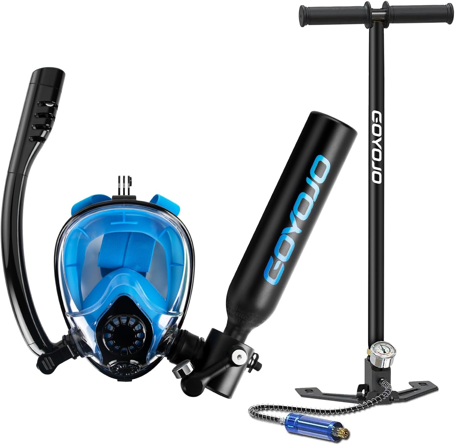 Conjunto de Snorkel com Tanque - Snorkel Mask Full Face avaliação e preço